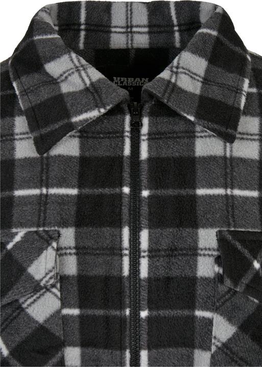 Actual product image Urban Classics Plaid Teddy Lined Shirt Jacket (5XL)