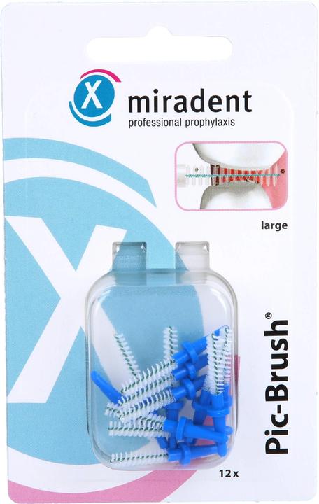 Actual product image Miradent Pic-Brush Refill Replacement Brushes (12 x)