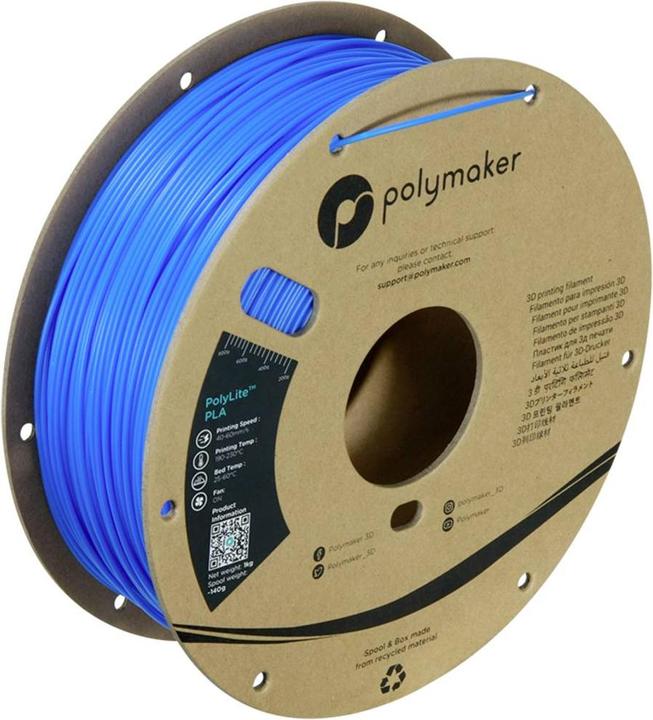 Produktbild Polymaker PolyLite PLA (PLA, 1.75 mm, 1000 g, Blau)