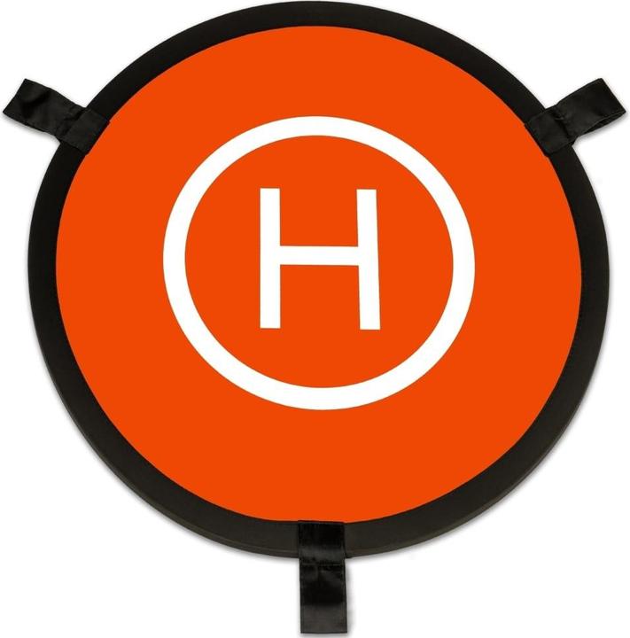mantona 23060 Drone Landing Pad pieghevole, Ø 55cm (Sito di atterraggio del drone, Universale)