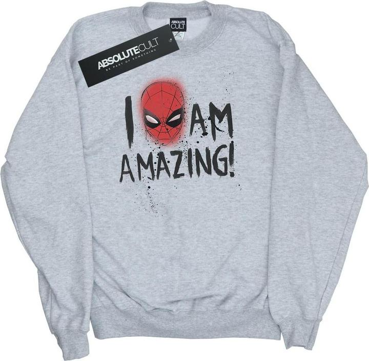 SpiderMan I Am Amazing Sweatshirt Mädchen
