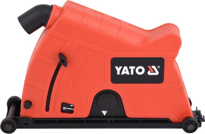 Actual product image Yato Professional universal dust extraction bonnet for angle grinders for cutting and cutting, 230 mm