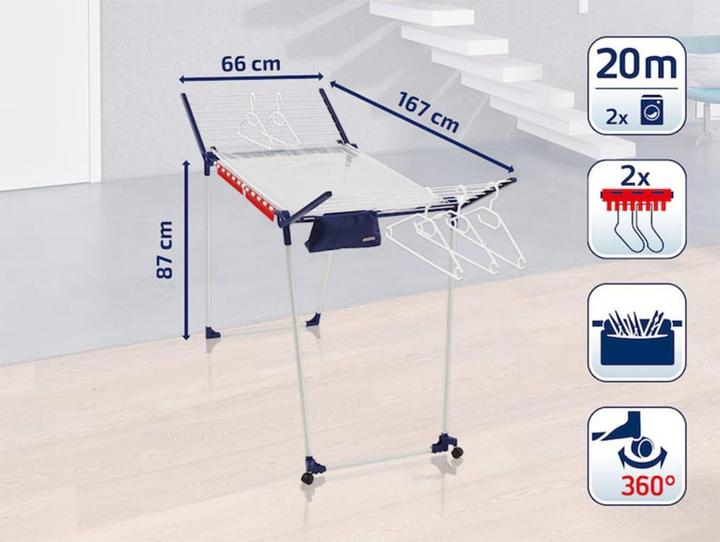 Actual product image Leifheit Pegasus 200 Deluxe Mobile (20 m)