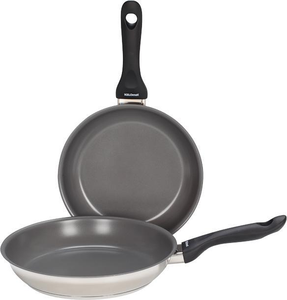 Image du produit Kelomat rond sans couvercle (28 cm, Poêle à frire, Acier inoxydable)