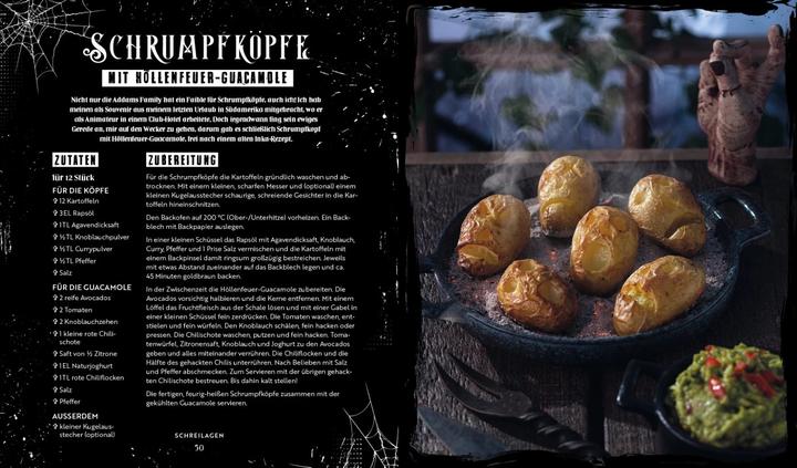 Produktbild Das inoffizielle Kochbuch für Wednesday-Fans (Deutsch, Tom, Grimm, 2023)
