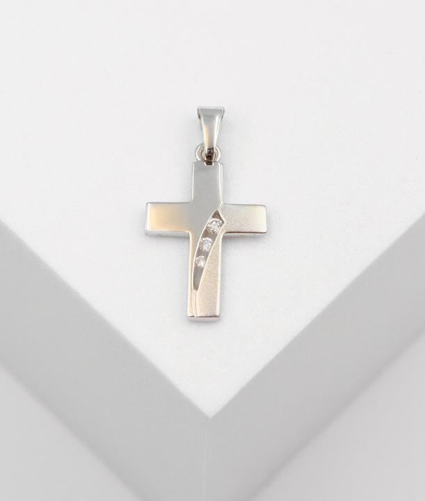 Actual product image Muau Cross (750/18K white gold)