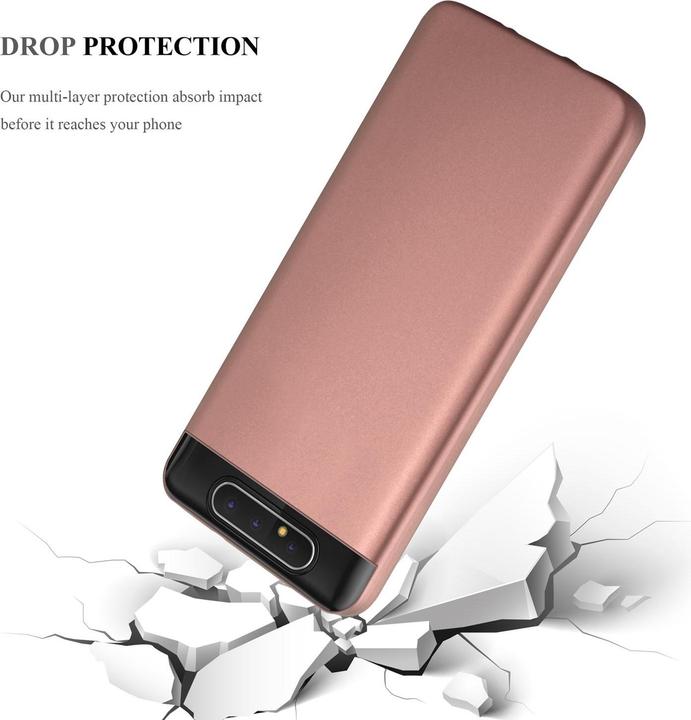 Productafbeelding Cadorabo TPU Matte Metallic hoes (Samsung Galaxy A80)