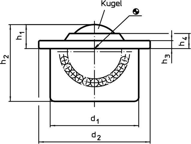 Actual product image Halder Ball transfer units
