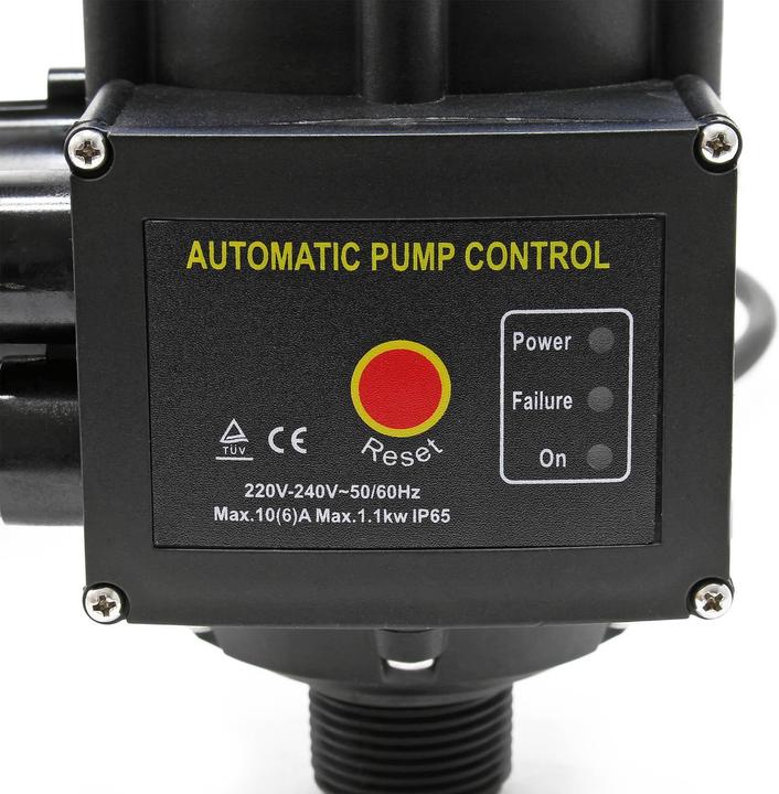Immagine prodotto Wiltec Pressostato EPC-2 230V con 2 cavi per acquedotti e pompe domestiche con protezione contro il (Pompa acqua sanitaria)