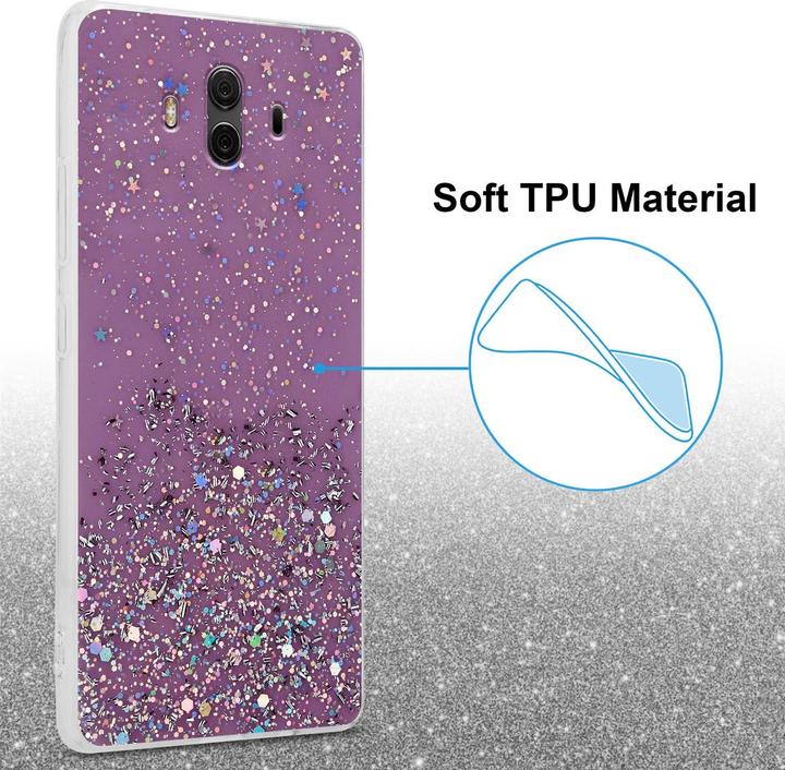 Image du produit Cadorabo Couverture TPU paillettes scintillantes (Huawei Nova 2i)