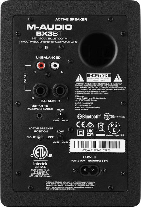Produktbild M-Audio BX3BT (Aktiv, Paar, 1x 50 W)