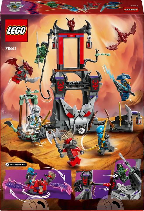 Actual product image LEGO Draconian storm village (71841, LEGO Ninjago)