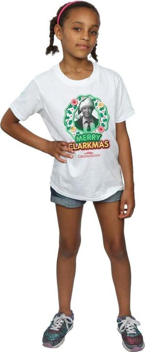 Produktbild National Lampoon´s Vacation National Lampoon's Christmas Vacation Greyscale Clarkmas TShirt Mädchen (128)