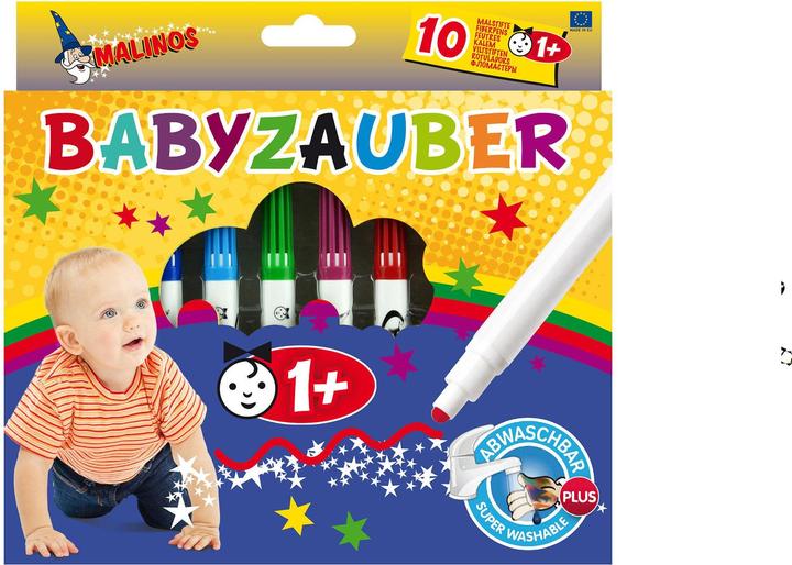 Immagine prodotto Malinos Pennarelli magia bambino (Multicolore, 10 x)