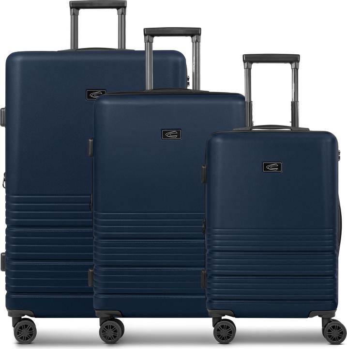 Camel Active Hanoi 4 Rollen Kofferset 3-teilig mit Dehnfalte (202 l, XL (ab 115l))