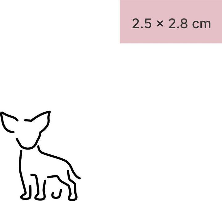 Immagine prodotto minink Tatuaggio temporaneo - Cane di piccola taglia