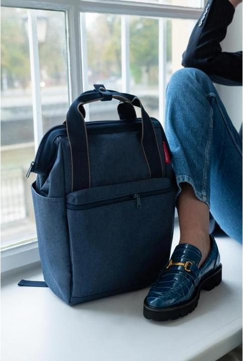 Image du produit reisenthel Sac à dos Allrounder R Herringbone Dark Blue (12 l)