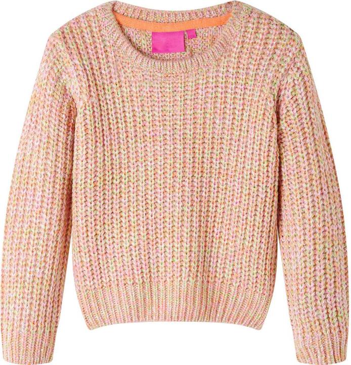 Produktbild VidaXL Kinderpullover Gestrickt Zartrosa 140,Material: 49 % Acryl (140)