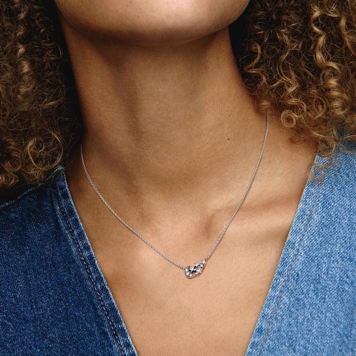 Immagine prodotto Pandora Collana con luna e stelle scintillanti (Argento 925, 38 - 45 cm)