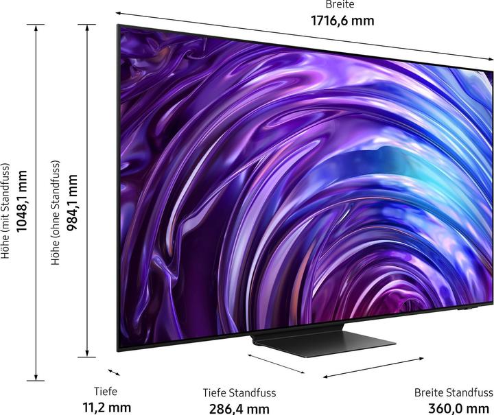 Produktbild Samsung QE77S95D (77", S95D, OLED, 4K, 2024)