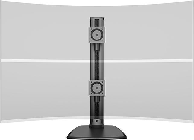 Image du produit Multibrackets Support d'écran Dual 32-50", noir, vertical (Tables, 50")