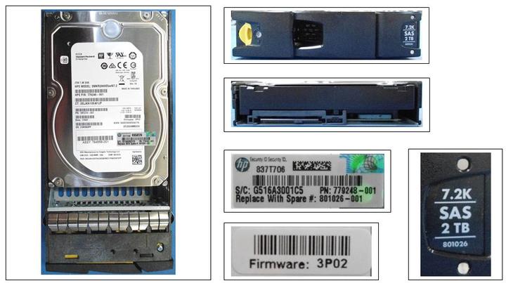 Produktbild HPE DRV 2TB 6G SAS 7.2K NL LFF (2 TB, 3.5")