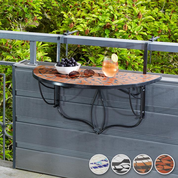 Image du produit tectake Table de balcon (76 cm)