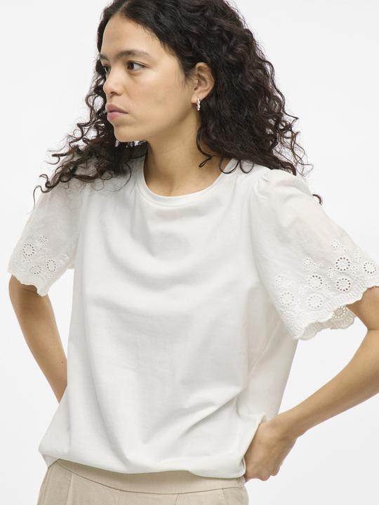 Actual product image Vila VICELIANA Rundhals Oberteil mit kurzen Ärmeln (M)