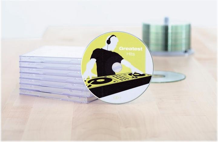 Actual product image HERMA CD labels A4