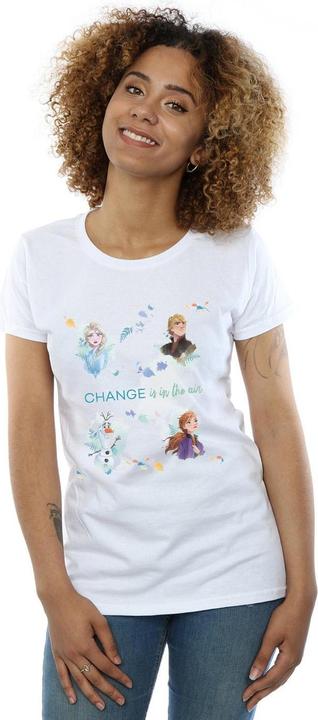 Actual product image Disney Womens/Ladies Frozen 2 Change Is In The Air Cotton T-Shirt (XXL)