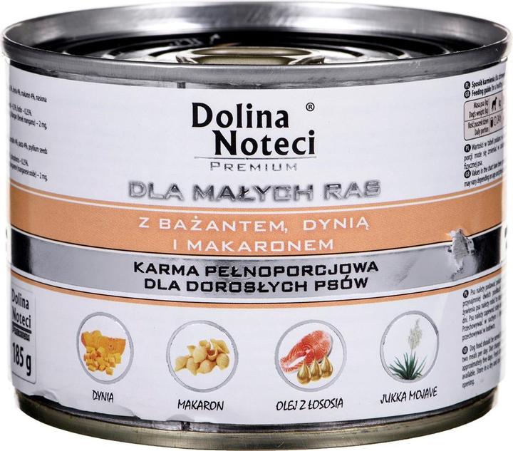 Produktbild Dolina noteci 5902921300410 Hunde-Dosenfutter Nudel Gemüse Erwachsener 185 g (Senior, 1 Stk., 185 g)