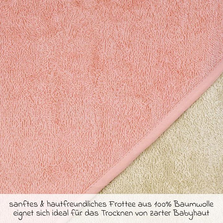 Produktbild Kapuzenbadetücher & Handtücher Kapuzenbadetuch 80 x 80 cm - Greige Erik