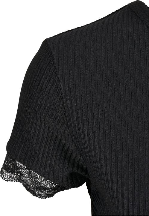 Immagine prodotto Urban Classics Tee con orlo in pizzo da donna (5XL)