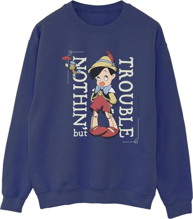 Image du produit Disney - Sweat PINOCCHIO NOTHING BUT TROUBLE - Femme (S)