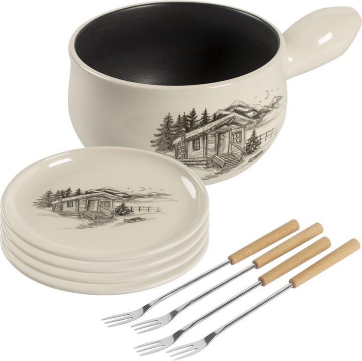 Productafbeelding Kuhn Rikon Kaasfondue Set Chalet 9 stuks (Kaasfondue)