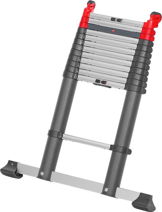 Produktbild Hailo FlexLine, Alu-Sicherheits-Teleskopleiter, 13 Sprossen (Anlegeleiter, 480 cm)