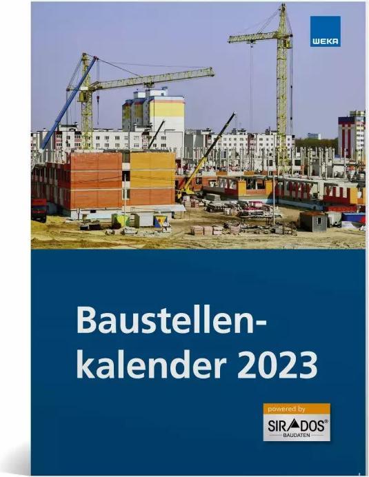 Immagine prodotto Calendario del cantiere 2023 (A6, Copertina rigida, Tedesco)