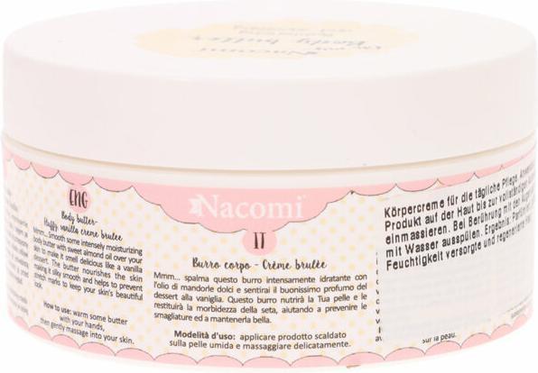 Actual product image Nacomi Body Butter Is Body Vanilla & Creme Brulee 100ml (Body cream, 100 ml)