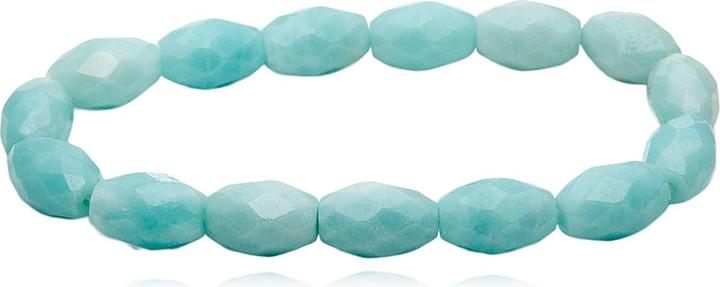 Leyda Amazonit Armband (18 cm, Farbstein)