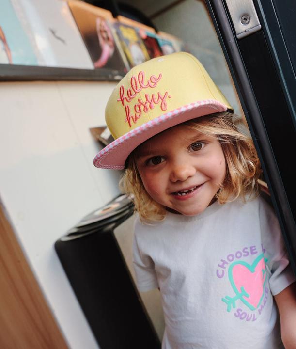 Produktbild Hello Hossy Chessy Pink Cap - Gelb / Pink (52, 53, 54, 55, 56)