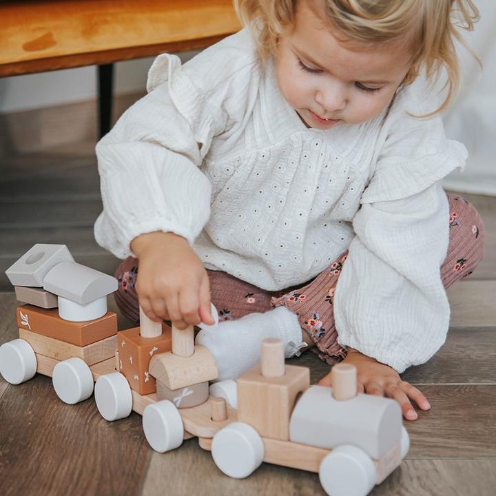 Produktbild Label Label Eisenbahn aus Holz – Nougat