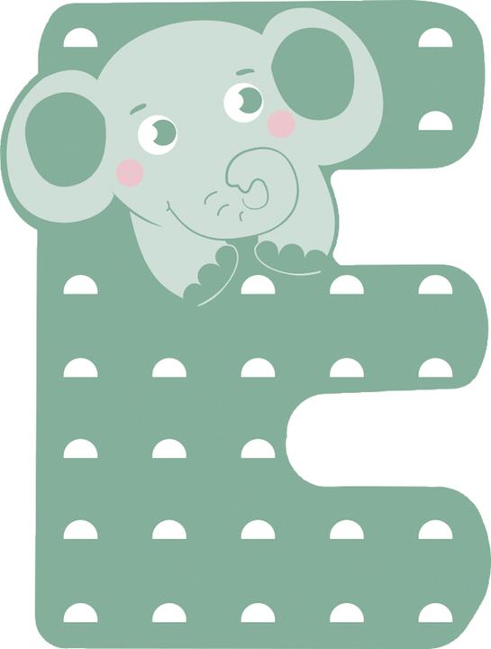Image du produit small foot Lettre en bois chambre d'enfant E