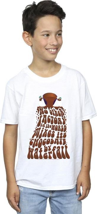 Immagine prodotto Willy Wonka & the Chocolate Factory Chocolate Waterfall Maglietta Ragazzi (152, 158)