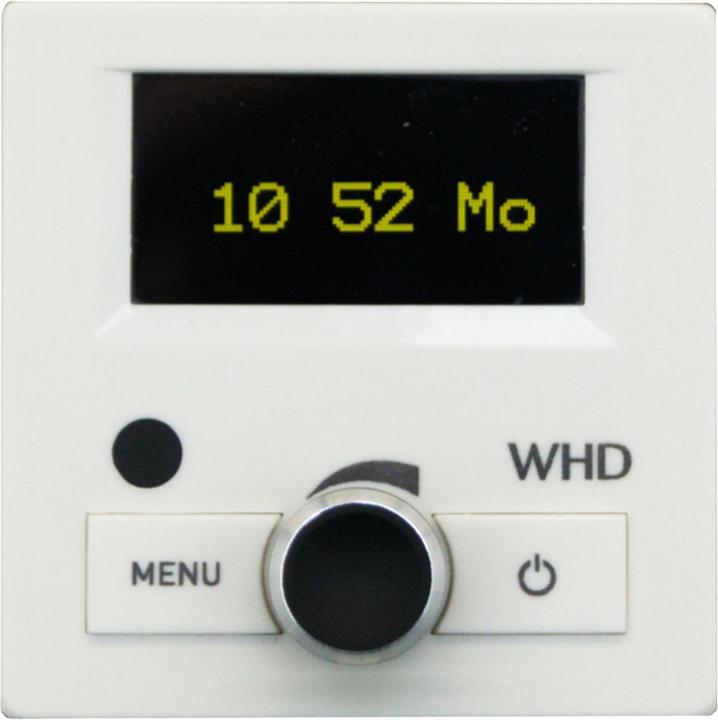Actual product image WHD DR 60 Edizio flush-mounted radio (DAB+, VHF, Infrared)