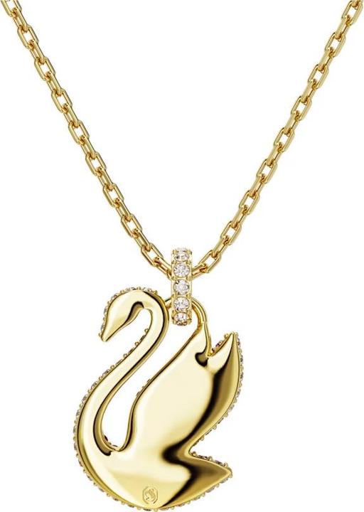 Image du produit Swarovski Iconic Swan Collier Cygne Moyen Rouge Or (Métal Swarovski, 42 - 47 cm)
