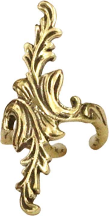 Produktbild Star Piercing Ear Cuff vergoldet Planze verkreuzt
