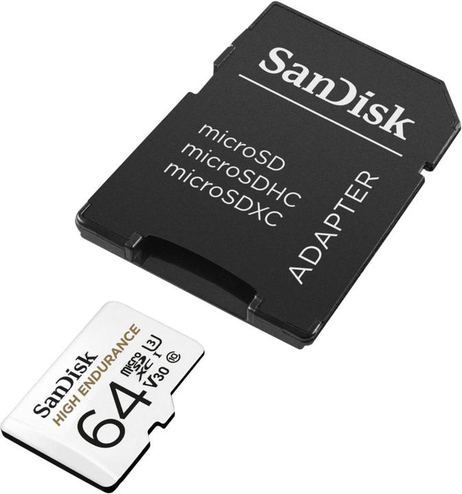 Image du produit SanDisk High Endurance (64 Go, microSDXC, U3, UHS-I)