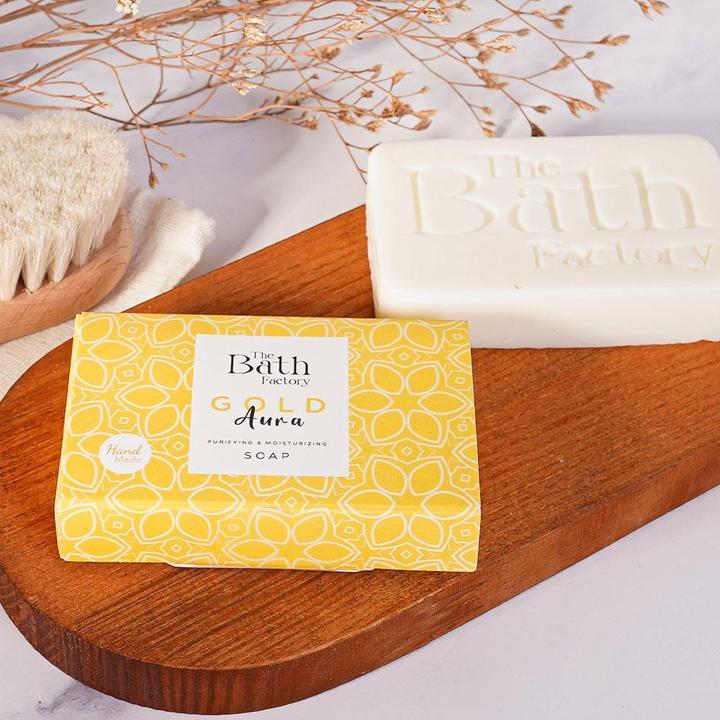 Immagine prodotto The Bath Factory Hand Gesichts und Körperseife Gold Aura