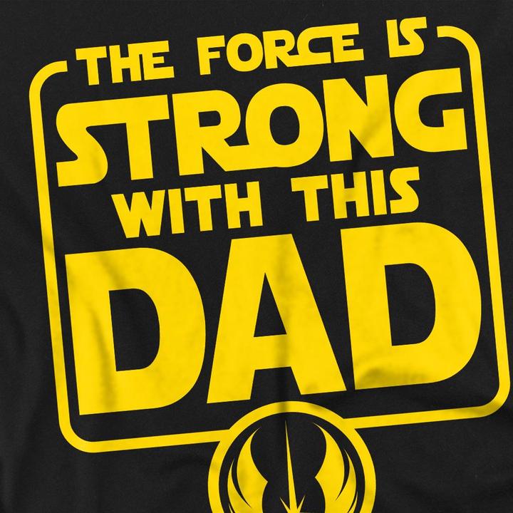 Produktbild Star Wars Force Is Strong Dad TShirt Vatertag (M)