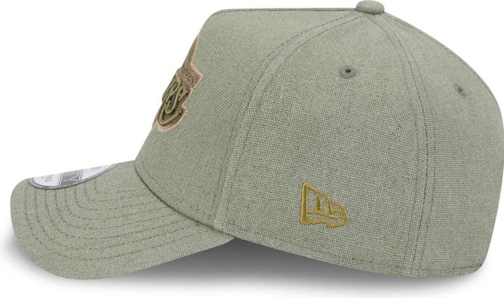 Actual product image New Era A-Frame Trucker Lin Cap - Los Angeles Lakers olive (One size)